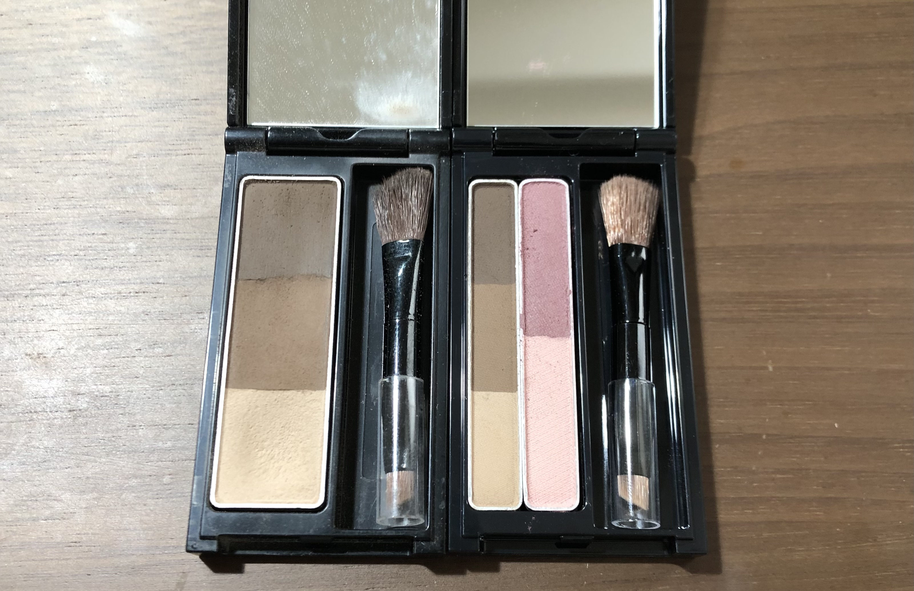 デザイニングアイブロウ3D(デュアルカラー) EX-5 ブラウン系×ライラックパープル/KATE/パウダーアイブロウを使ったクチコミ（2枚目）