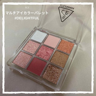 3CE MOOD RECIPE MULTI EYE COLOR PALETTE/3CE/アイシャドウパレットを使ったクチコミ（1枚目）