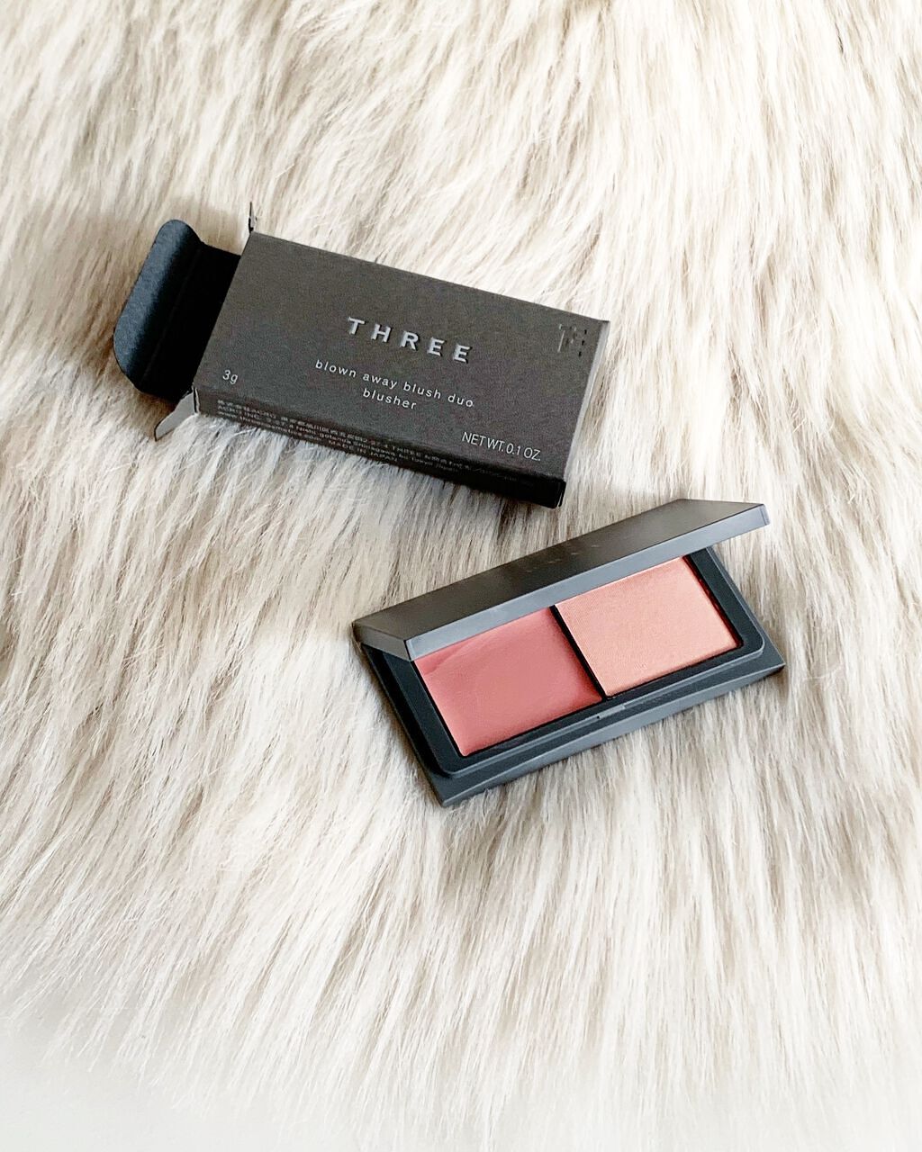 ブロウンアウェイ ブラッシュデュオ 04 BREEZE WALKER/THREE/ジェル・クリームチークを使ったクチコミ（1枚目）