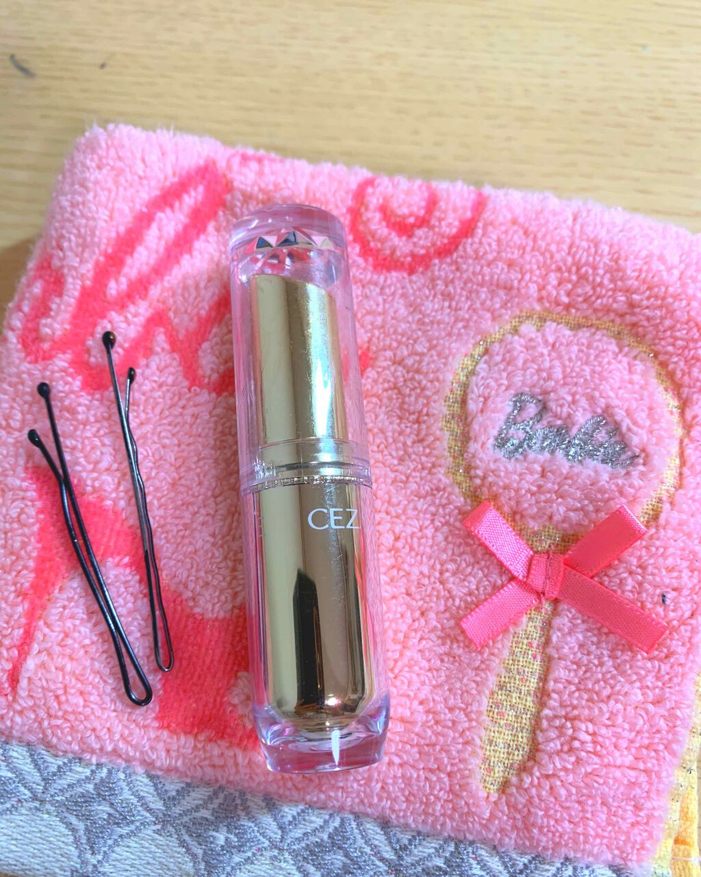 ラスティンググロスリップ/CEZANNE/口紅を使ったクチコミ(1枚目)