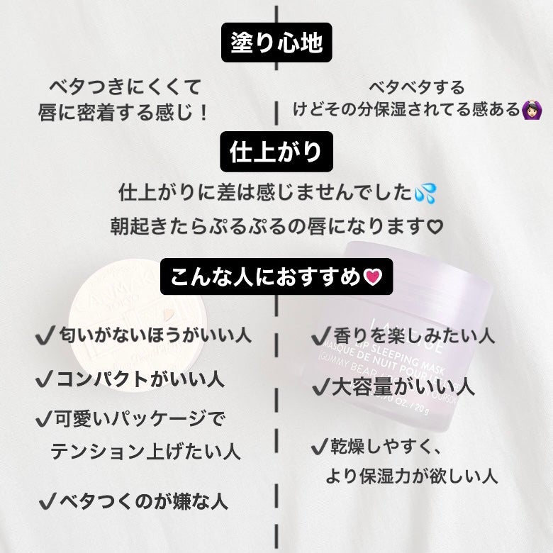 リップスリーピングマスク/LANEIGE/リップバームを使ったクチコミ(3枚目)