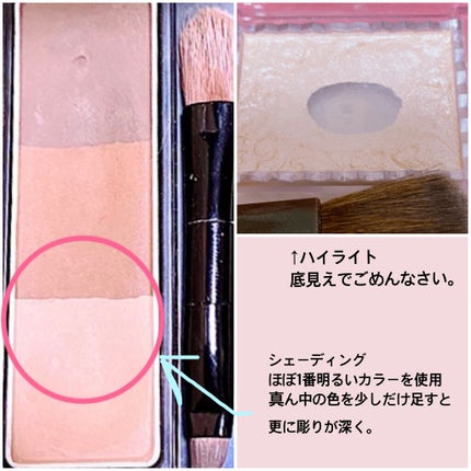 パールグロウハイライト/CEZANNE/パウダーハイライトを使ったクチコミ(3枚目)