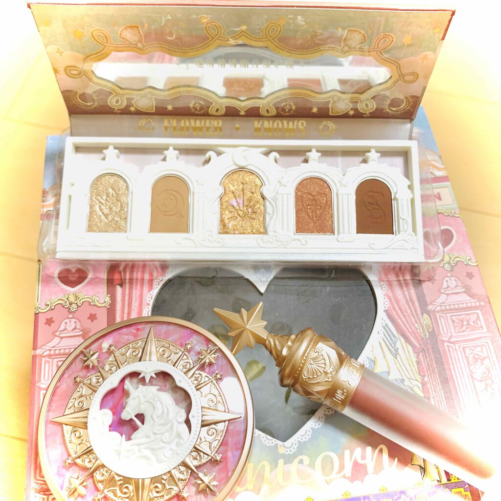 ユニコーンシリーズ アイシャドウパレット/FlowerKnows/アイシャドウパレットを使ったクチコミ（2枚目）