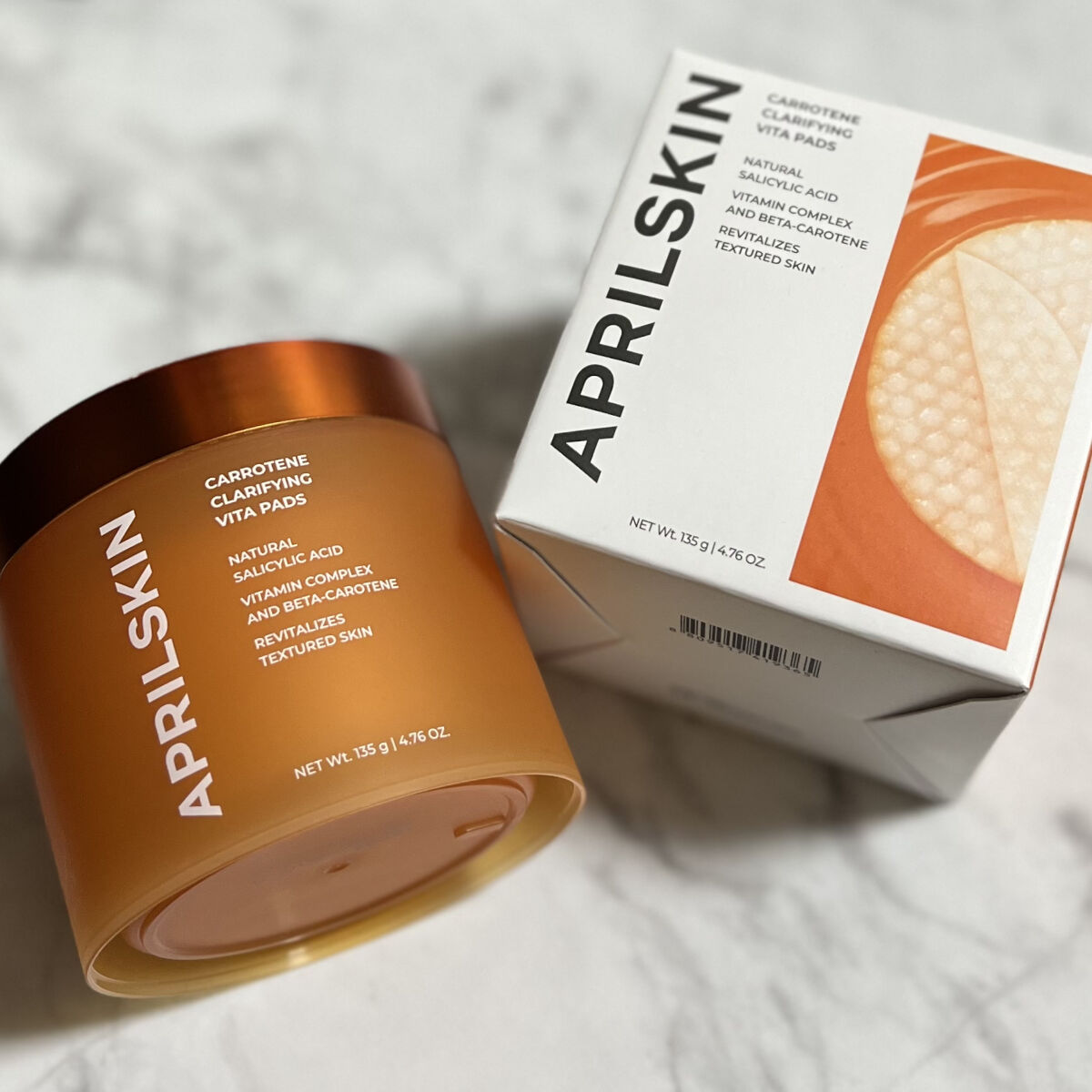 リアルカロテンブレミッシュクリアビタパッド/APRILSKIN/トナーパッドを使ったクチコミ（2枚目）