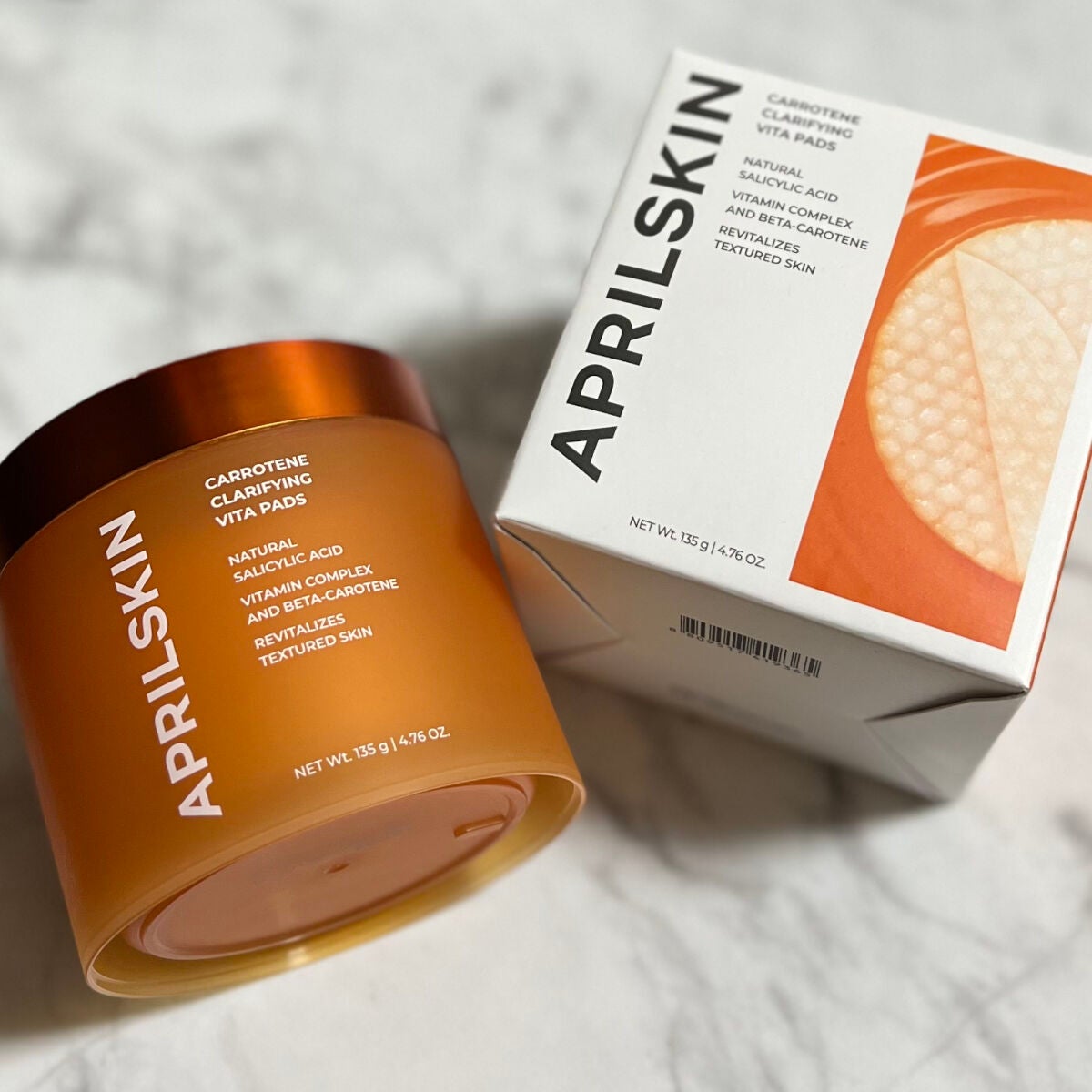 リアルカロテンブレミッシュクリアビタパッド/APRILSKIN/トナーパッドを使ったクチコミ(2枚目)