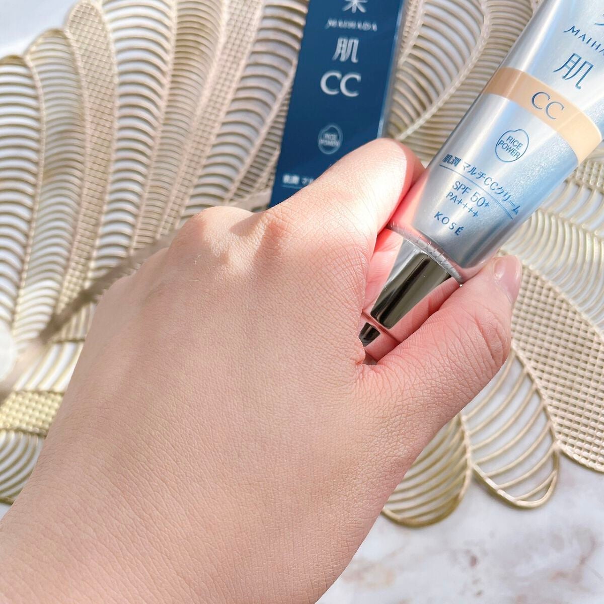 肌潤 マルチCCクリーム/米肌/CCクリームを使ったクチコミ(9枚目)