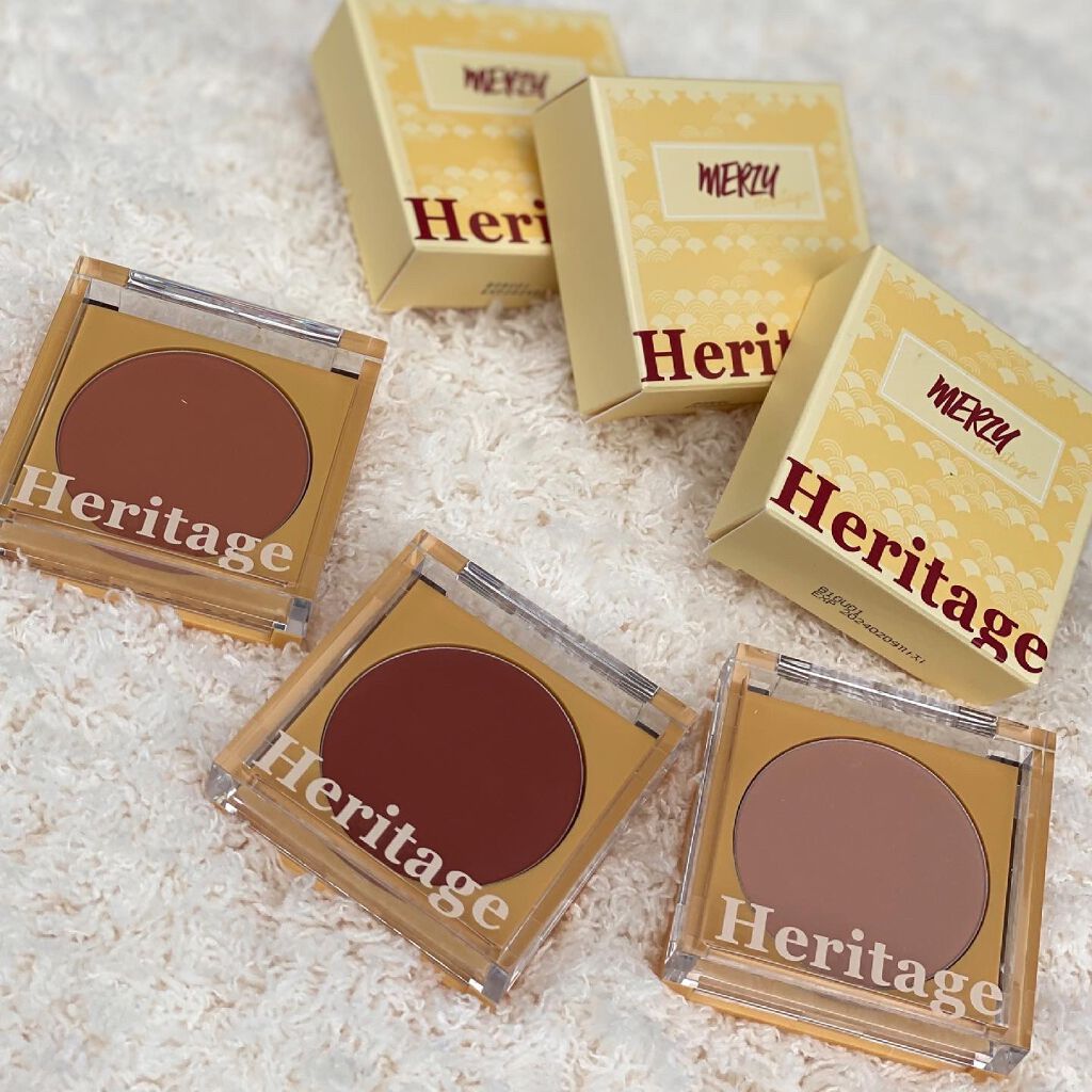 ザ  ヘリテージ  チーク/MERZY/パウダーチークを使ったクチコミ（1枚目）