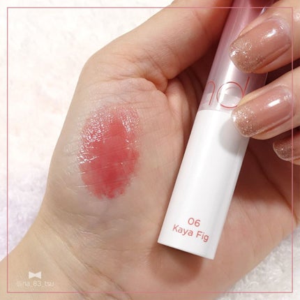 グラスティングメルティングバーム/rom&nd/リップバームを使ったクチコミ(3枚目)