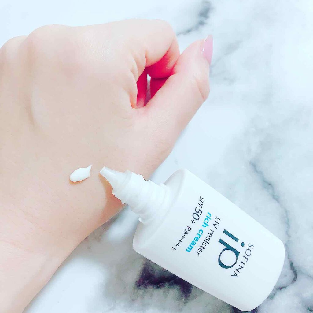 SOFINA iP UV レジスト リッチクリーム/SOFINA iP/日焼け止め・UVケアを使ったクチコミ（2枚目）