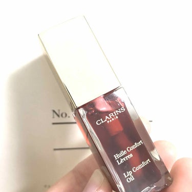 コンフォート リップオイル  03 red berry/CLARINS/リップグロスを使ったクチコミ（1枚目）