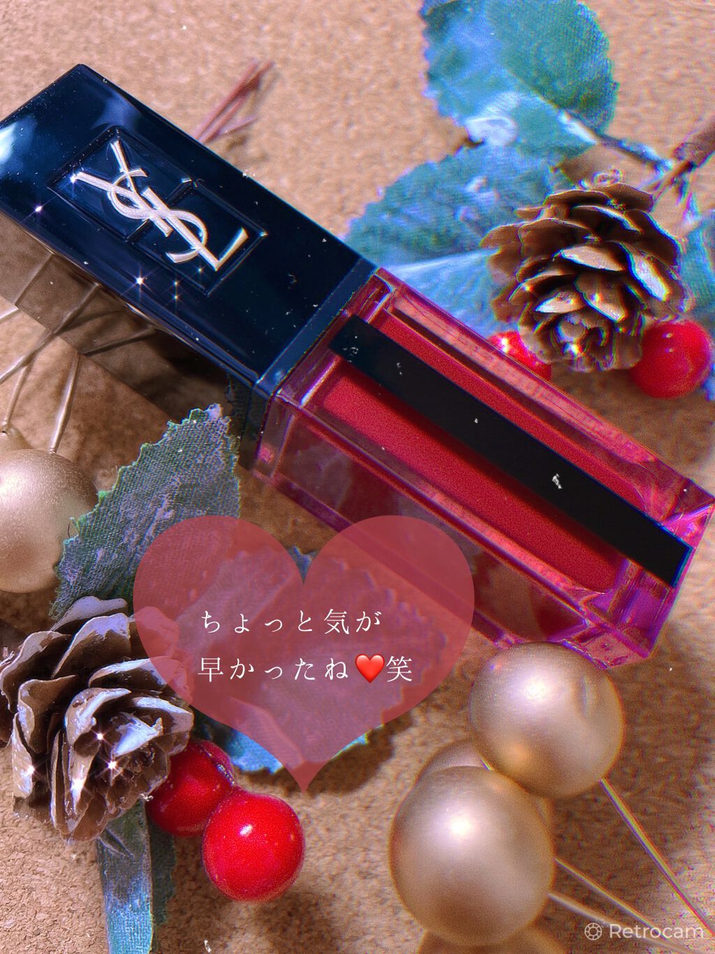 ルージュ ピュールクチュール ヴェルニ ウォーターステイン/YVES SAINT LAURENT BEAUTE/口紅を使ったクチコミ(4枚目)