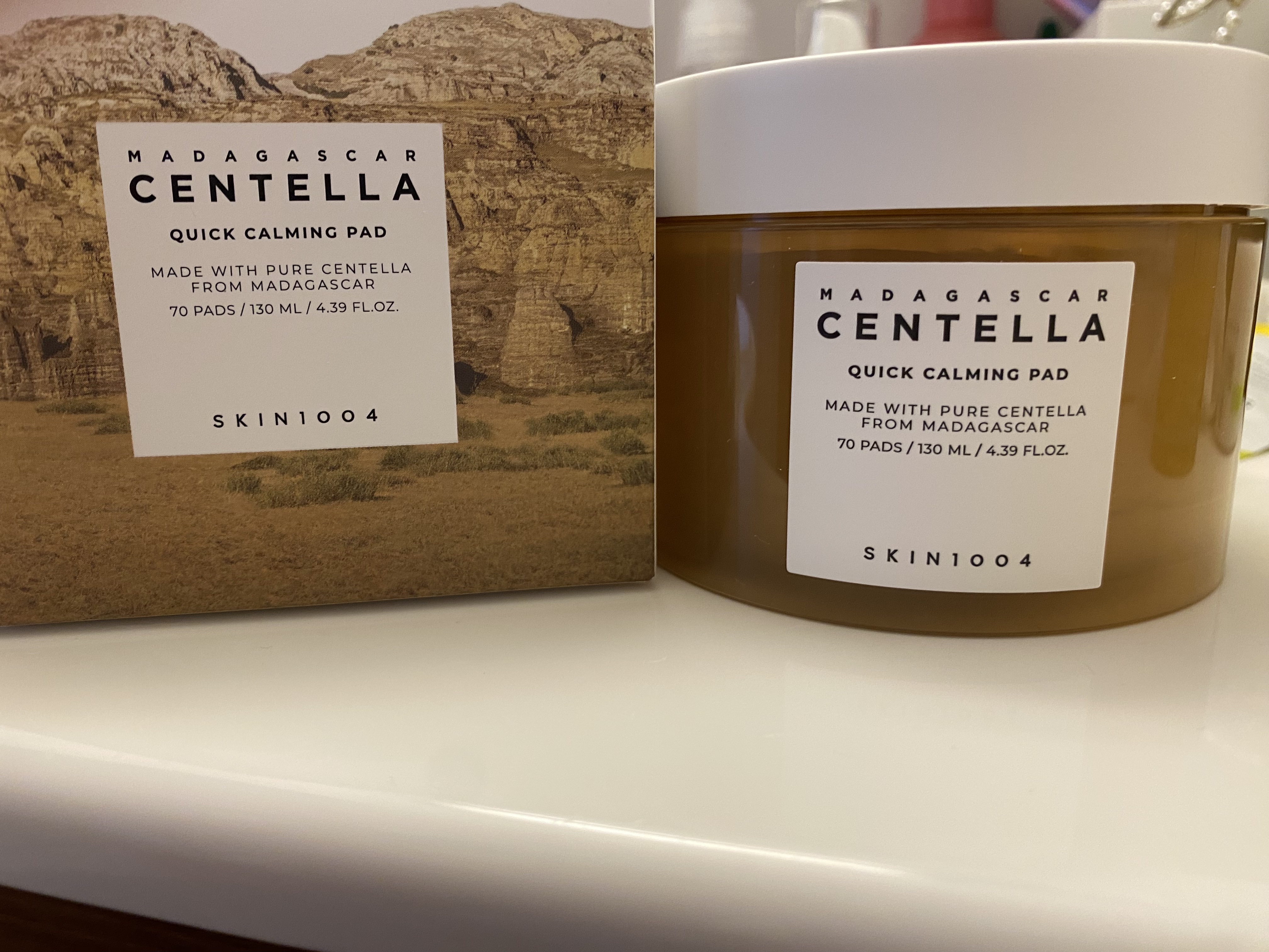 センテラ クイックカーミングパッド/SKIN1004/トナーパッドを使ったクチコミ（1枚目）