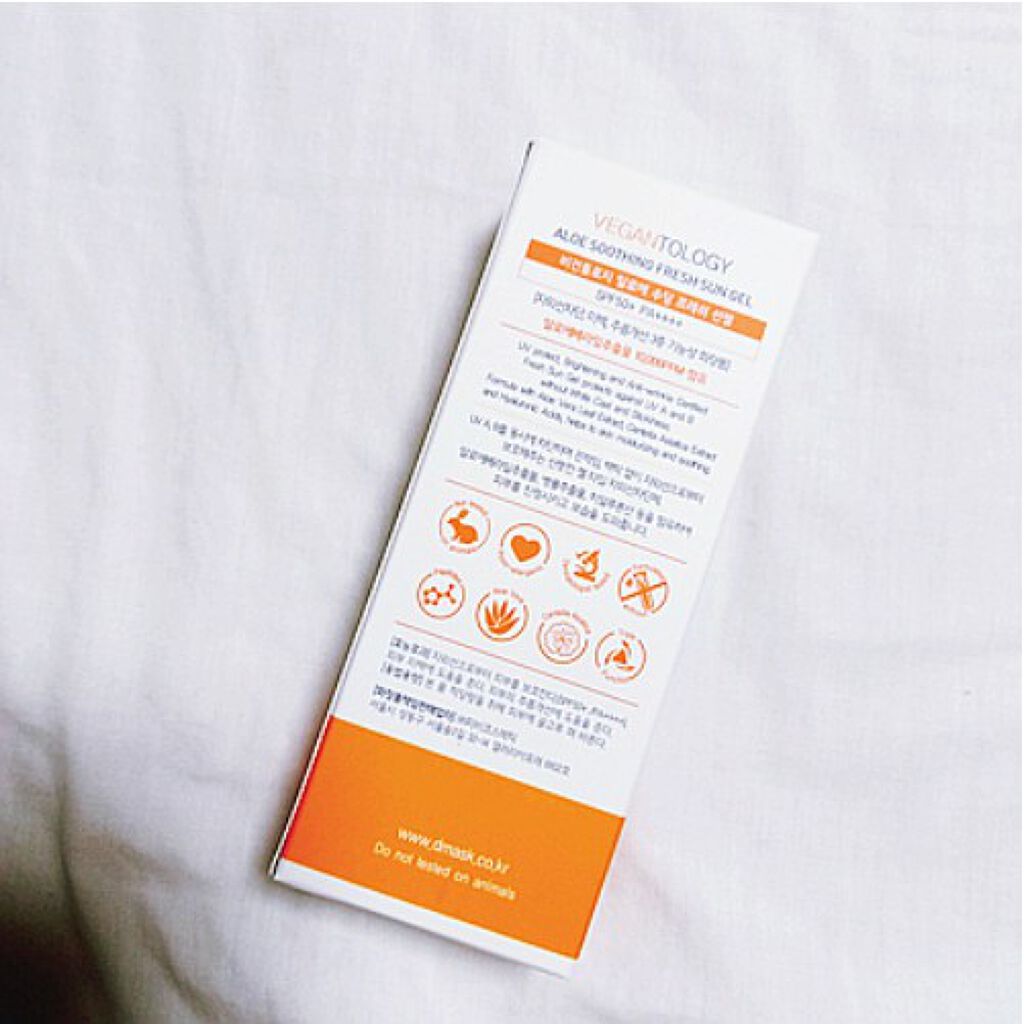 ALOE SHOOTHING FRESH SUN GEL/VEGAN TOLOGY/日焼け止めジェルを使ったクチコミ（2枚目）