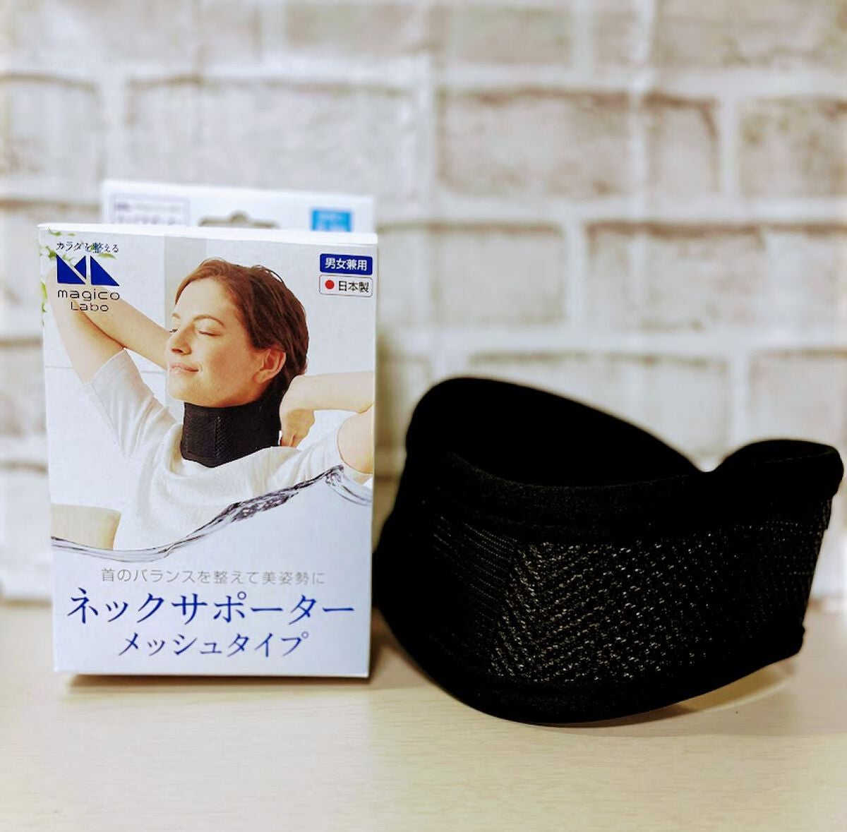 ネックサポーター メッシュタイプ/magico labo/その他を使ったクチコミ(1枚目)