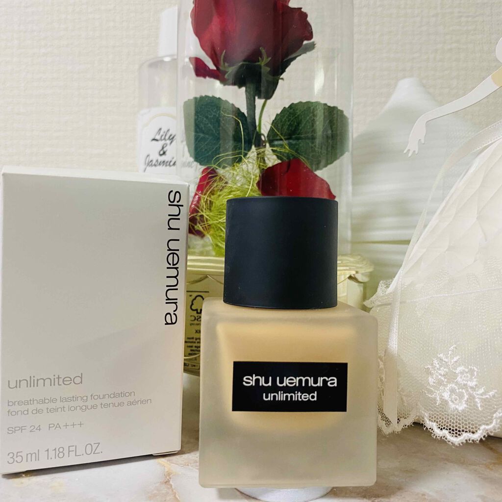 （旧）アンリミテッド ラスティング フルイド/shu uemura/リキッドファンデーションを使ったクチコミ（1枚目）