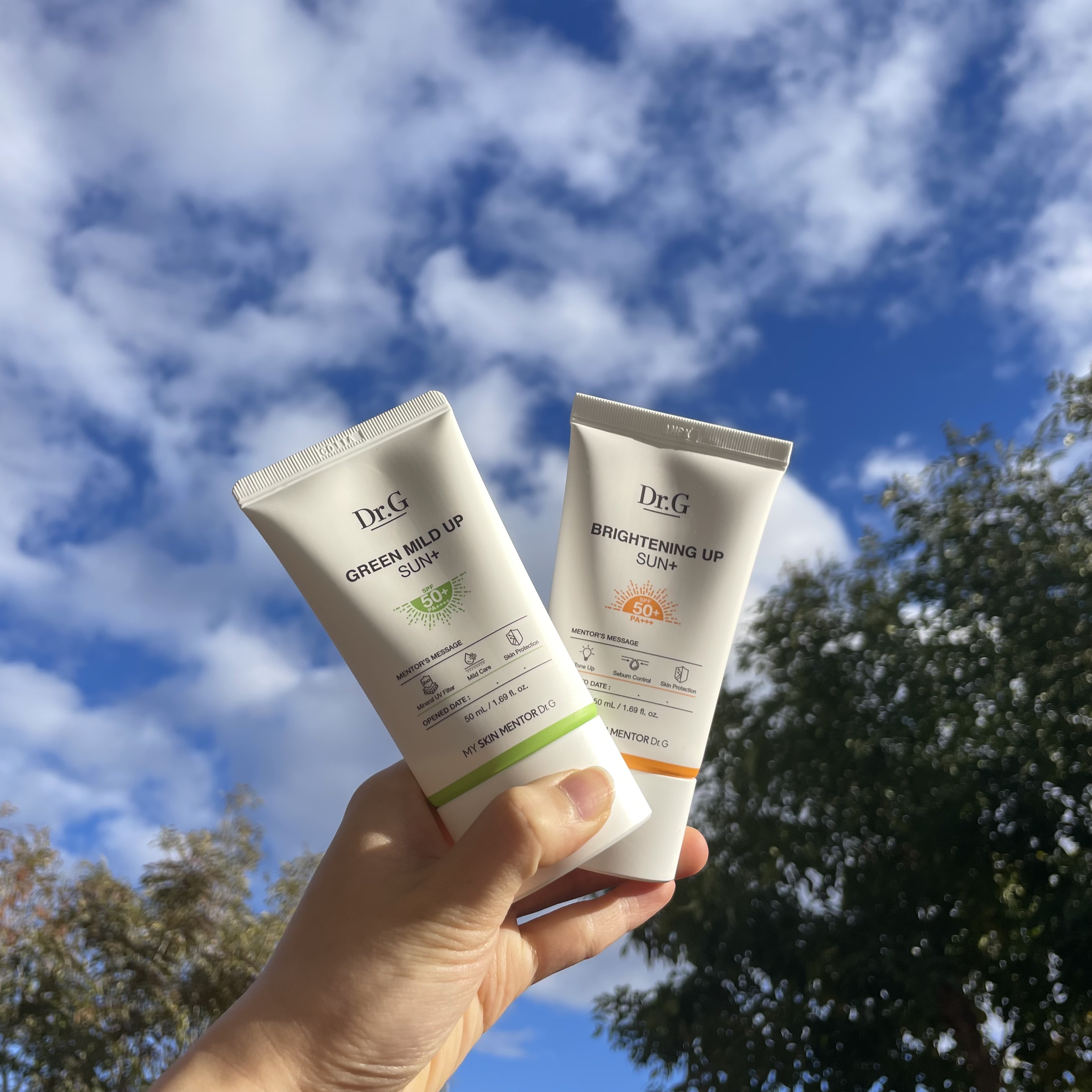 ブライトニングアップサンプラス/Dr.G/日焼け止めクリームを使ったクチコミ（1枚目）