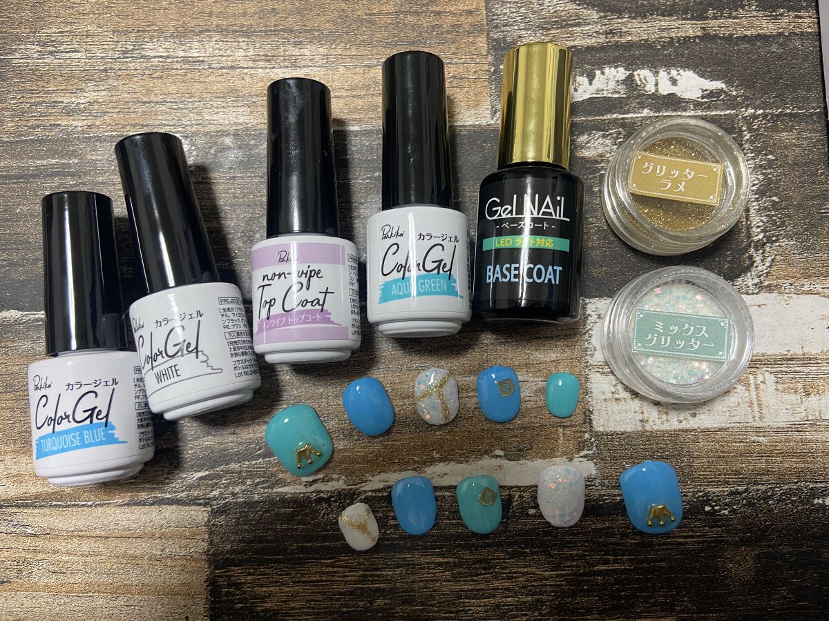 ジェルネイル（ライト対応）/セリア/ジェルネイルを使ったクチコミ（2枚目）