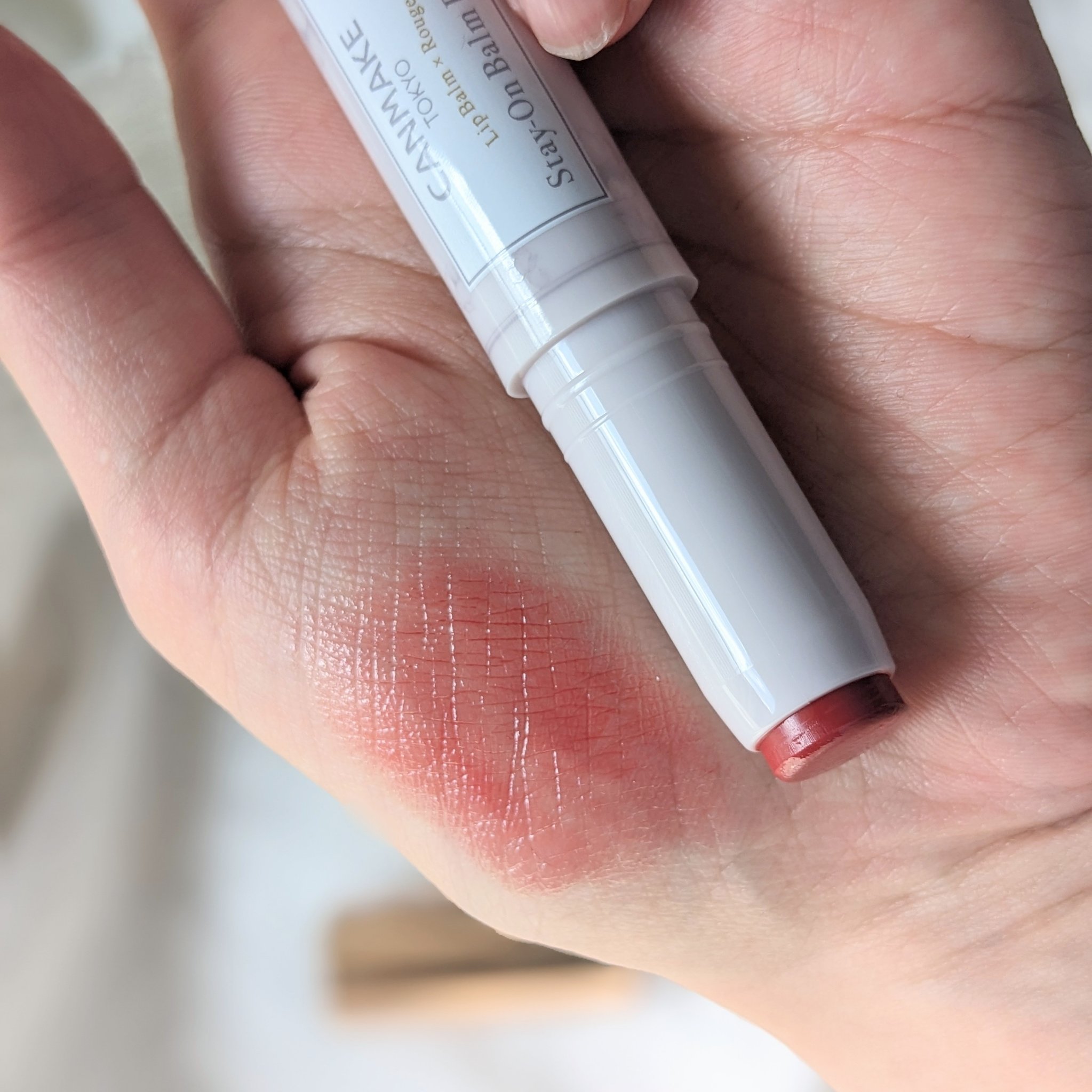 ステイオンバームルージュ 09 マスカレードバッド/キャンメイク/口紅を使ったクチコミ（1枚目）