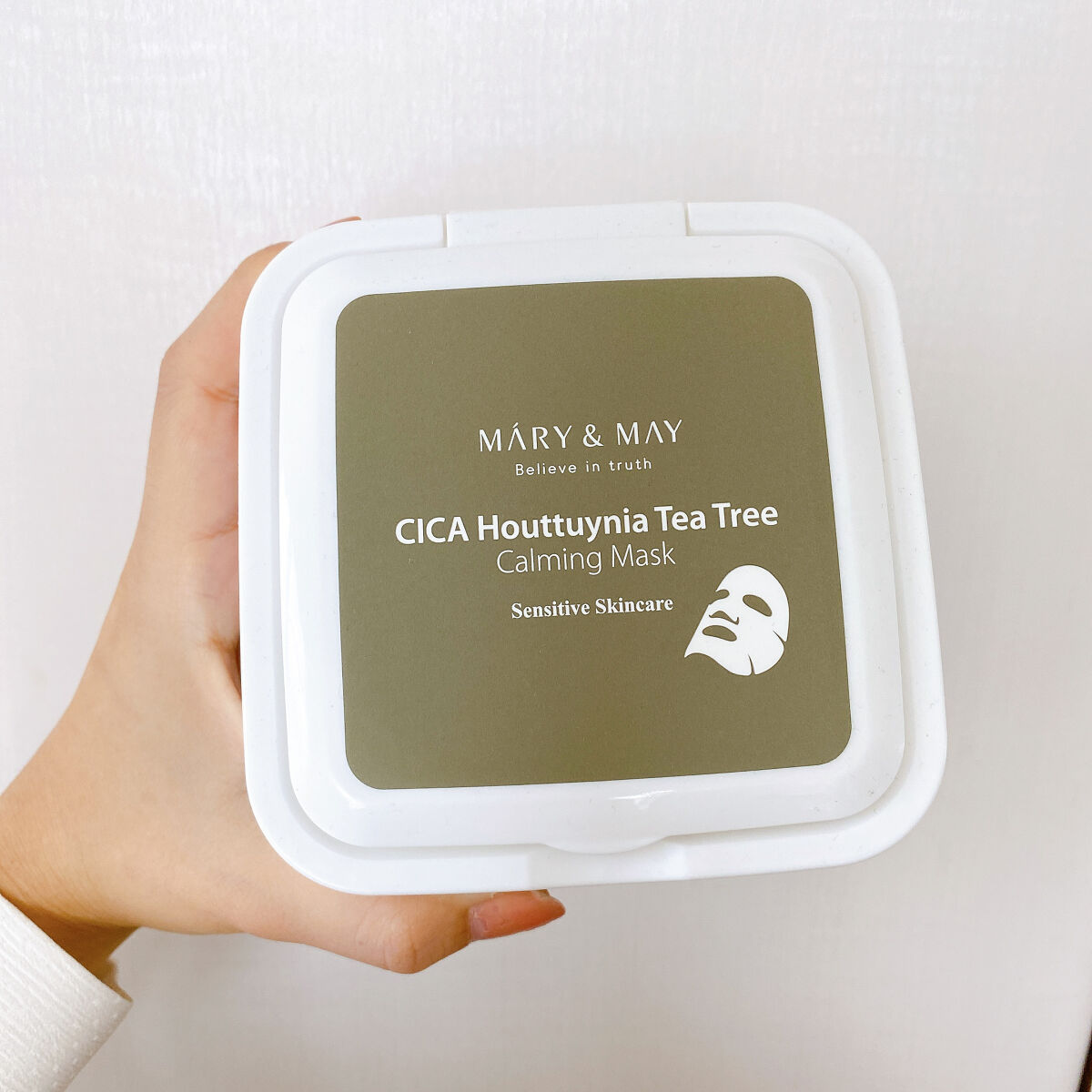 シカドクダミ＋ティーツリーカーミングマスク/MARY&MAY/シートマスク・パックを使ったクチコミ（2枚目）