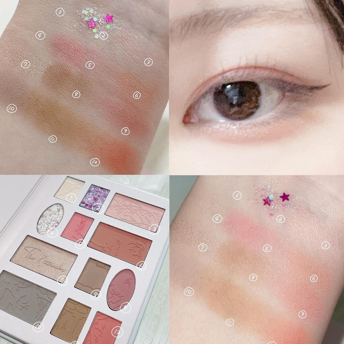 ZEESEAくるみ割り人形 キャンディクルーズ12色メイクアップパレット/ZEESEA/アイシャドウパレットを使ったクチコミ(2枚目)