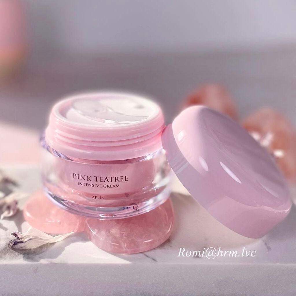 ピンクティーツリークリーム/APLIN/フェイスクリームを使ったクチコミ(2枚目)