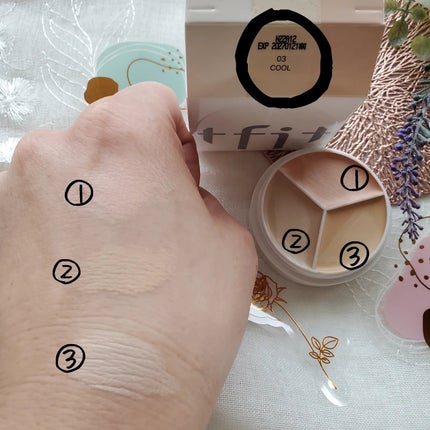 カバーアッププロコンシーラー/TFIT/パレットコンシーラーを使ったクチコミ(3枚目)