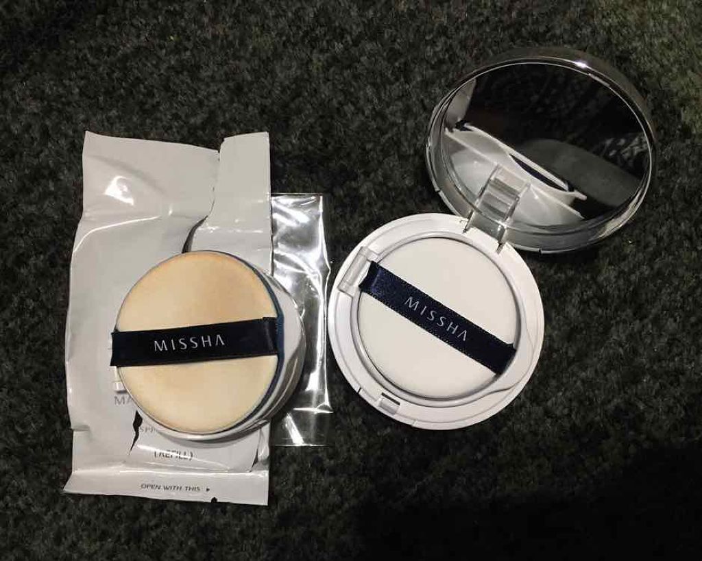 M クッションファンデーション(マット)/MISSHA/クッションファンデーションを使ったクチコミ(1枚目)