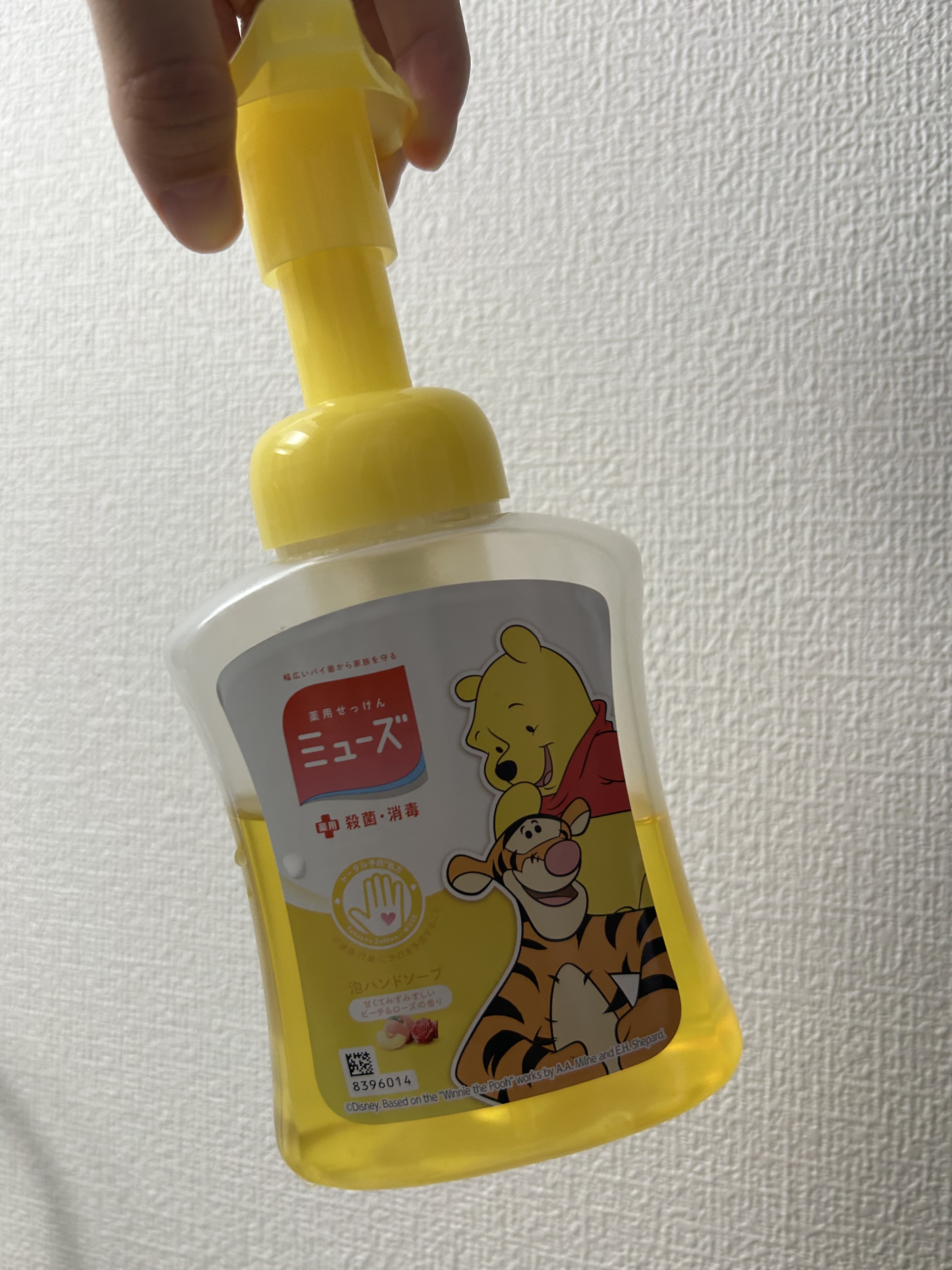 ピ♡のクチコミ「ミューズ
ハンドソープ 泡 ミューズ ピーチ＆ローズ


いい匂いで、泡で、しっかり洗えます！.....」（1枚目）