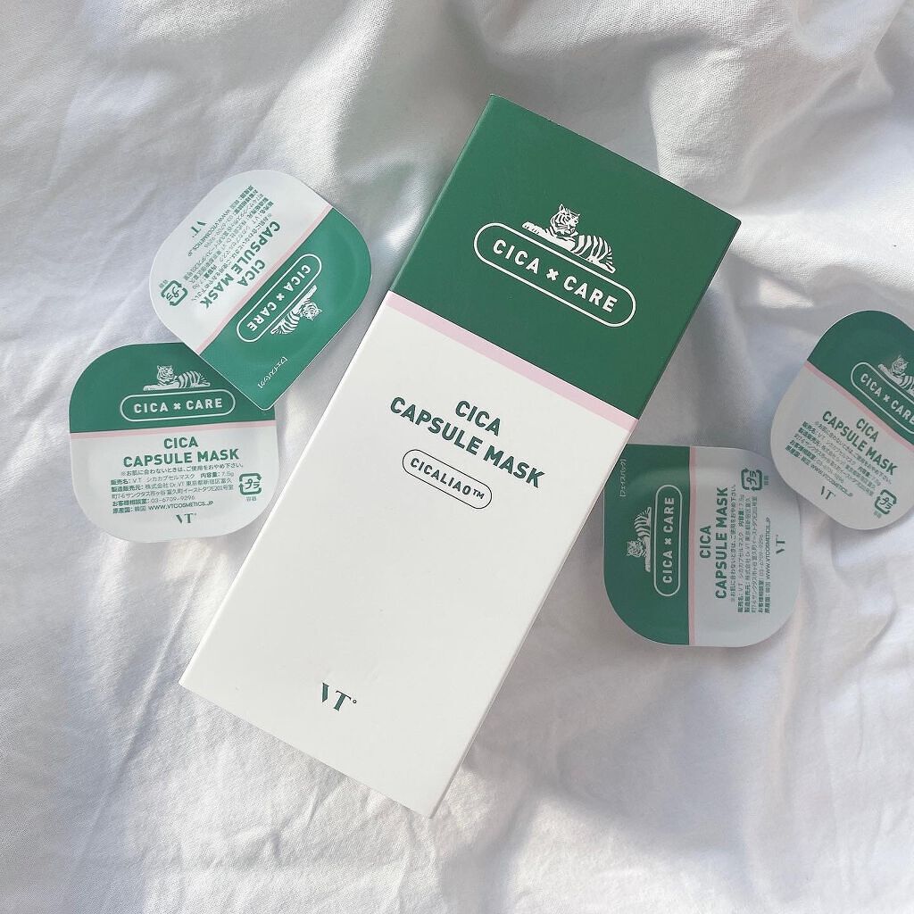 CICA カプセルマスク/VT/洗い流すパック・マスクを使ったクチコミ(1枚目)