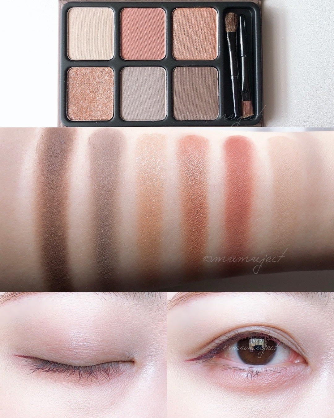 アイカラーパレット/heme/アイシャドウパレットを使ったクチコミ(7枚目)