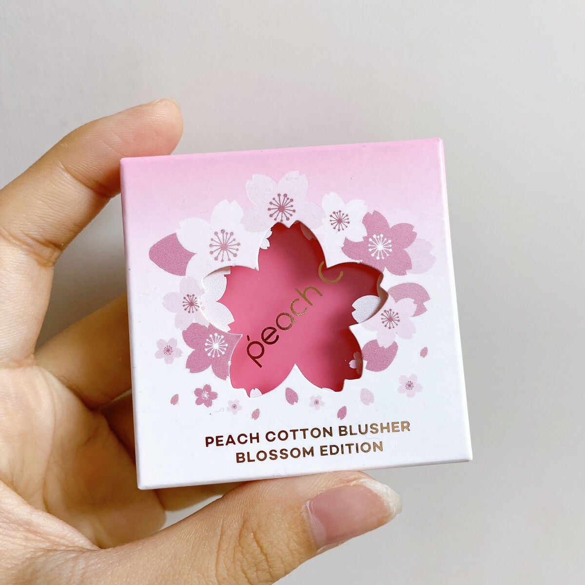 ピーチ コットン ブラッシャー ブロッサムエディション 02 ピンキーPチーク
