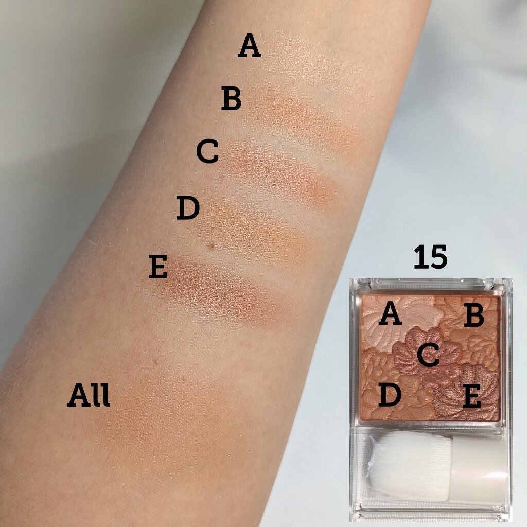 グロウフルールチークス/キャンメイク/パウダーチークを使ったクチコミ(5枚目)