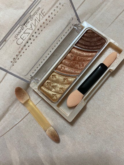 トーンアップアイシャドウ/CEZANNE/アイシャドウパレットを使ったクチコミ(1枚目)