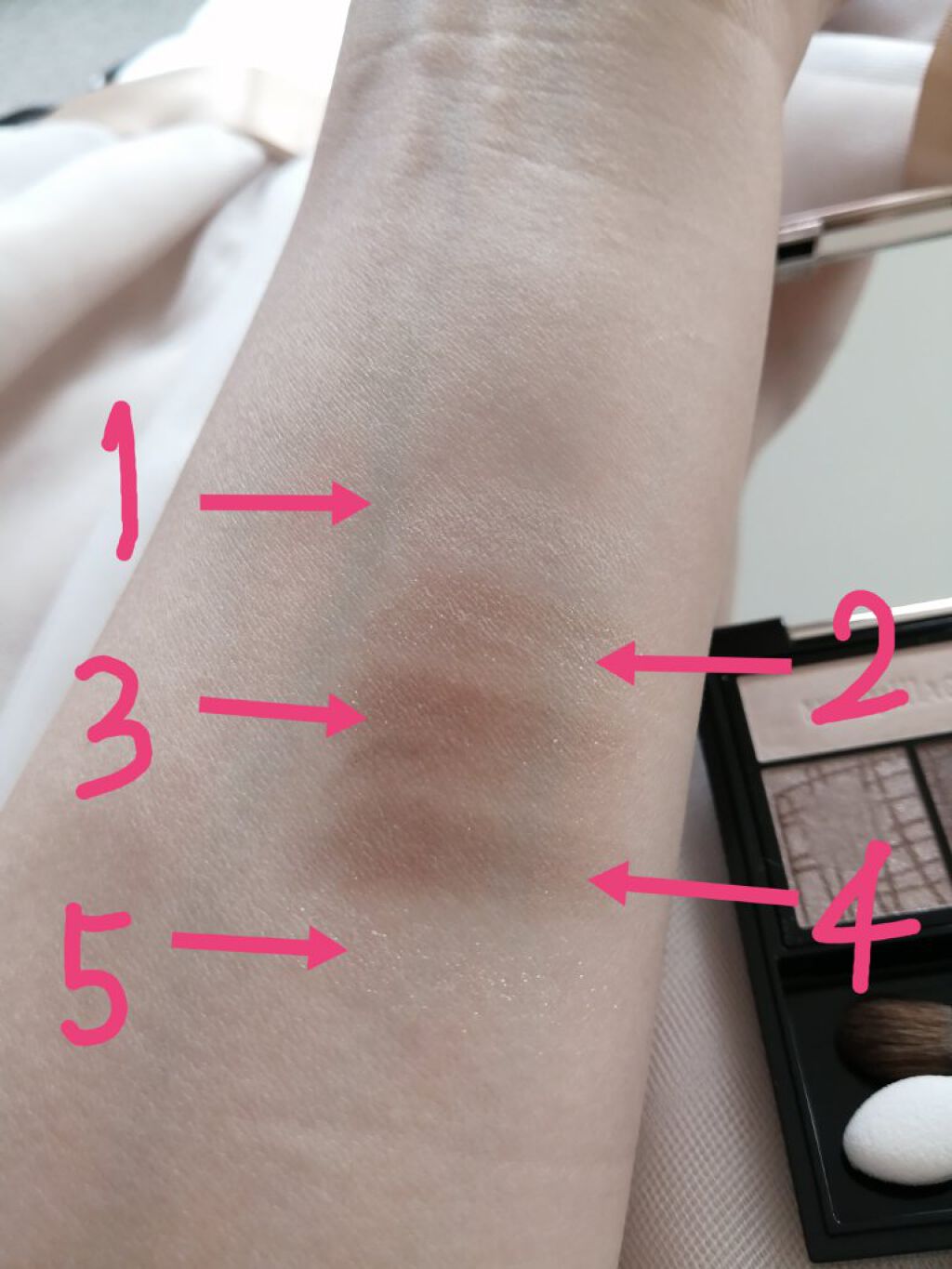 ドラマティックスタイリングアイズ/マキアージュ/アイシャドウパレットを使ったクチコミ（3枚目）