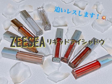 ダイヤモンドシリーズ 星空リキッドアイシャドウ 15浅間白桃/ZEESEA/リキッドアイシャドウを使ったクチコミ（1枚目）