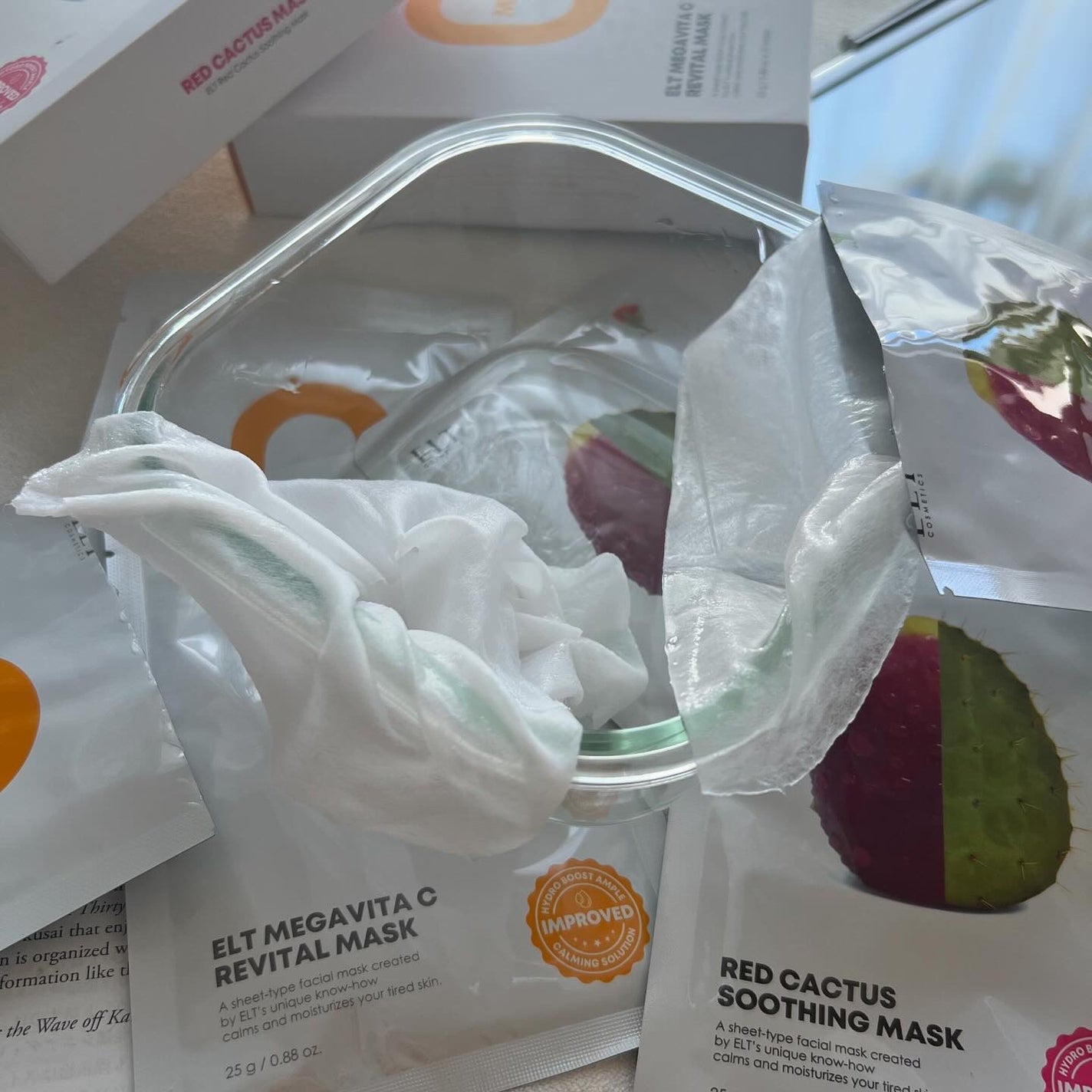 レッドカクタススージングマスク/ELT COSMETICS/シートマスク・パックを使ったクチコミ(2枚目)