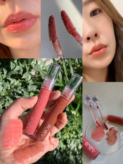 LIP PLUMPER GLAZE TINT/ROJEV/口紅を使ったクチコミ(7枚目)