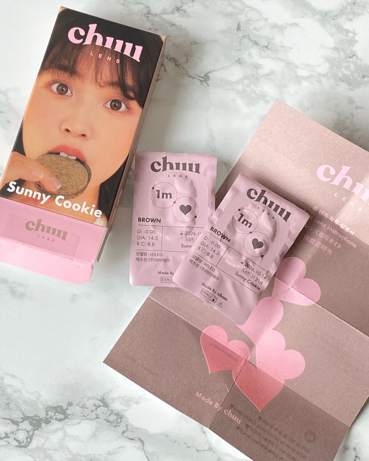 Sunny Cookie/chuu LENS/カラーコンタクトレンズを使ったクチコミ(4枚目)