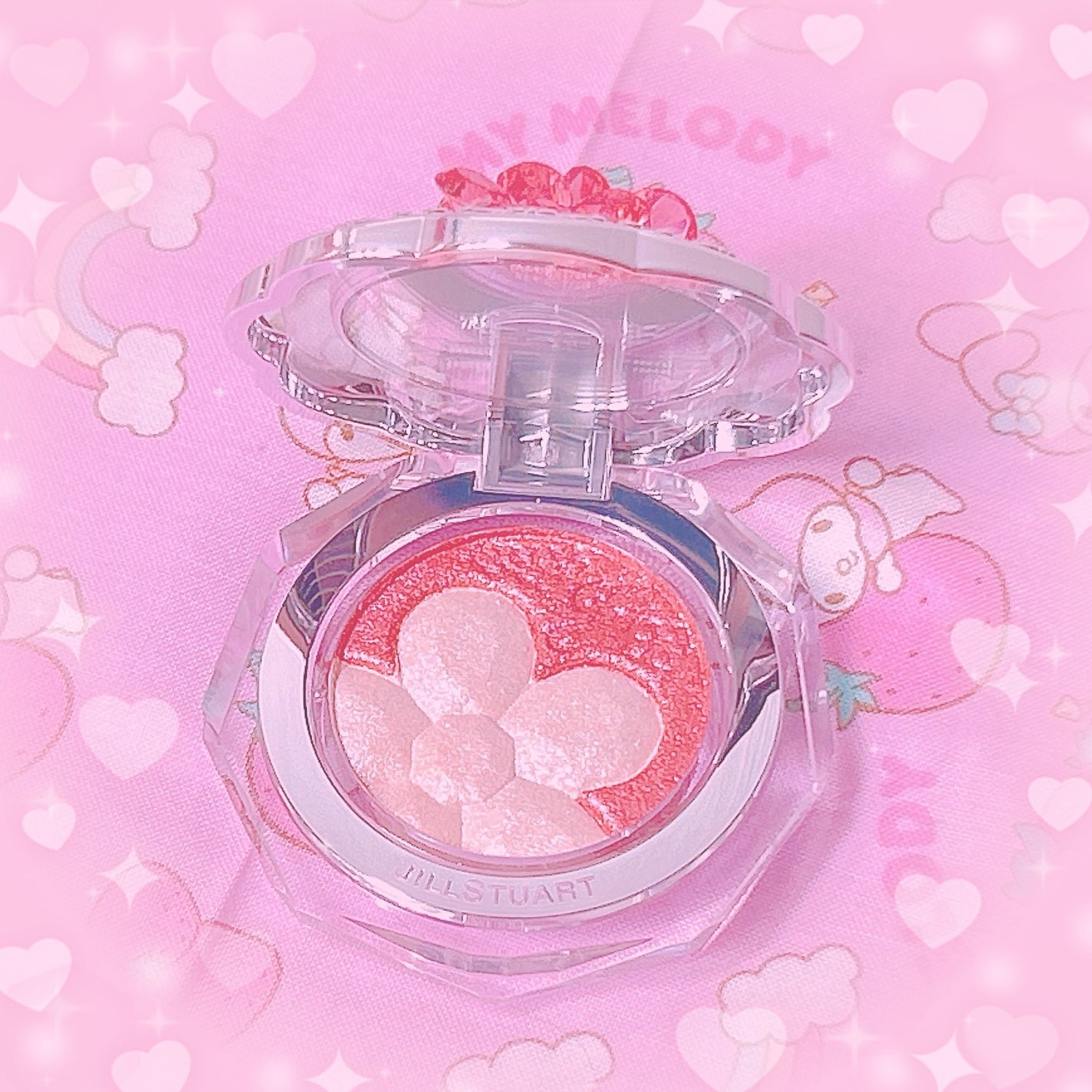 ジルスチュアート クリスタルブルーム ペタルクチュールアイズ デュオ/JILL STUART/アイシャドウパレットを使ったクチコミ(2枚目)