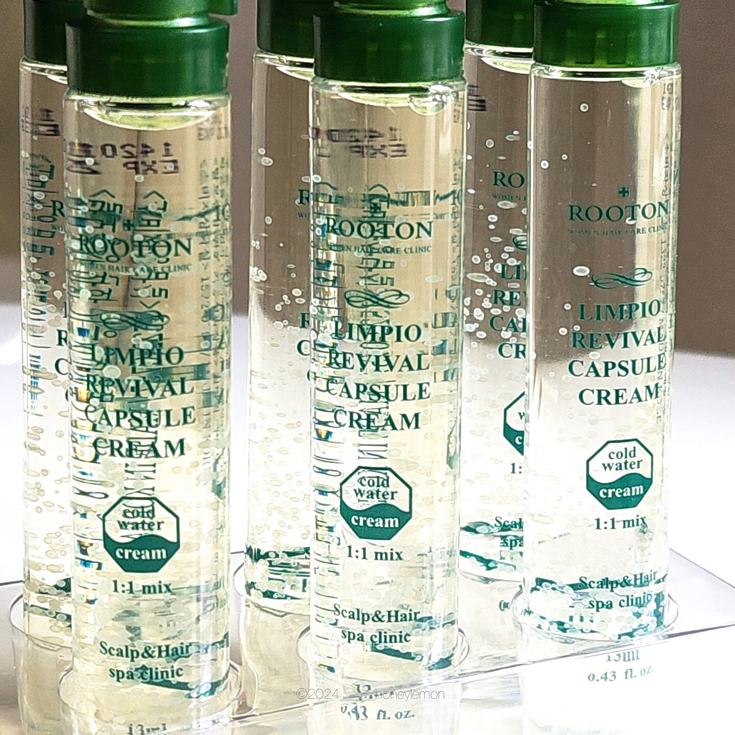 リンピオリバイバルカプセルクリーム (13ml*6個入り)/ROOTON/頭皮ローションを使ったクチコミ（2枚目）