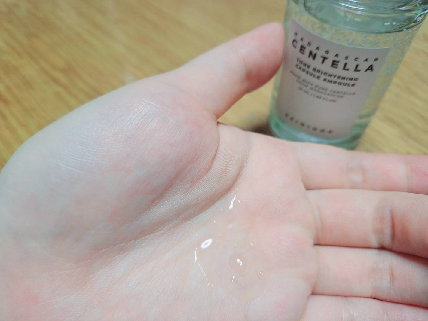 トーンブライトニング カプセルアンプル/SKIN1004/美容液を使ったクチコミ(2枚目)