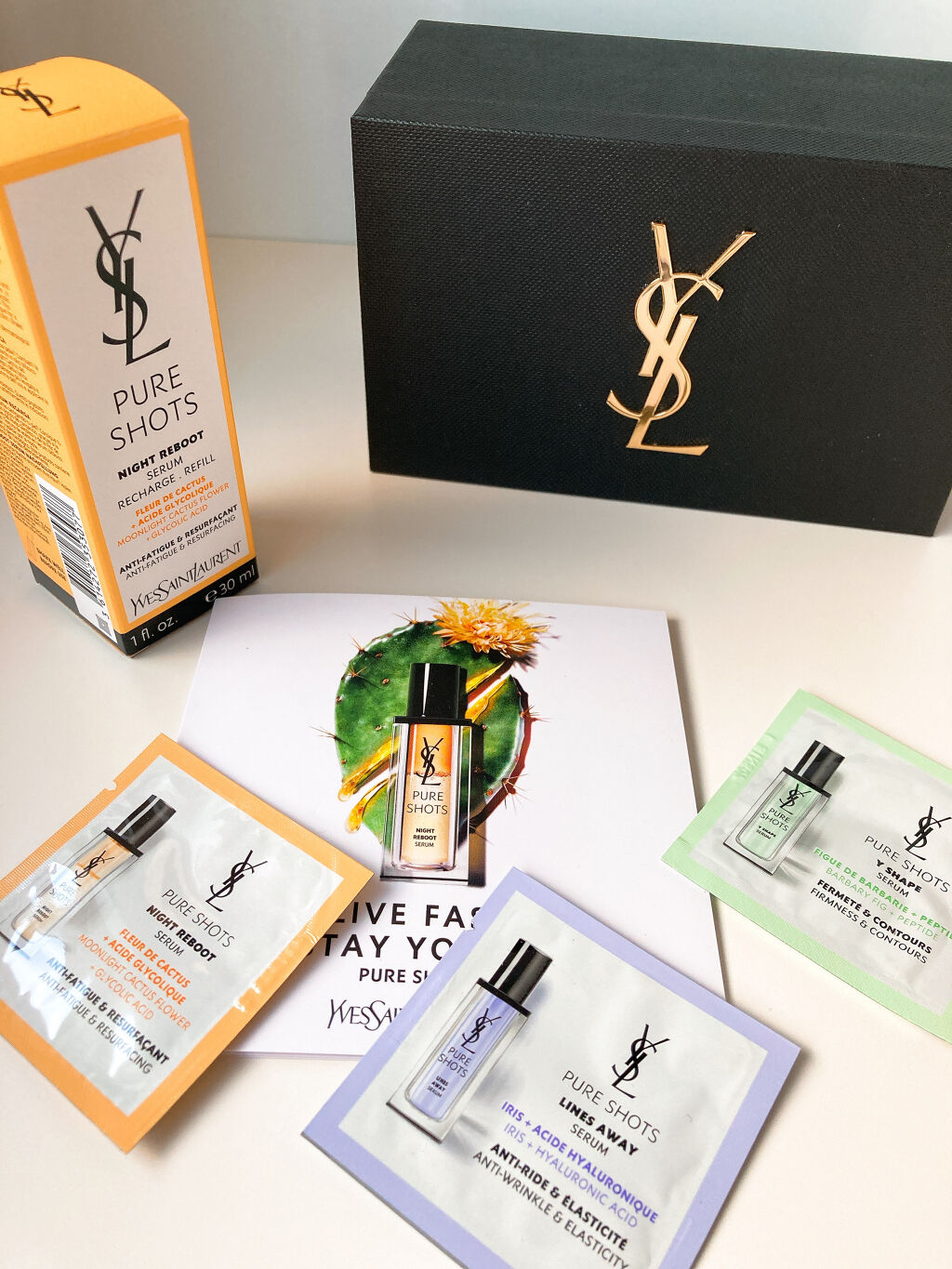 ルージュ ヴォリュプテ シャイン/YVES SAINT LAURENT BEAUTE/口紅を使ったクチコミ（2枚目）