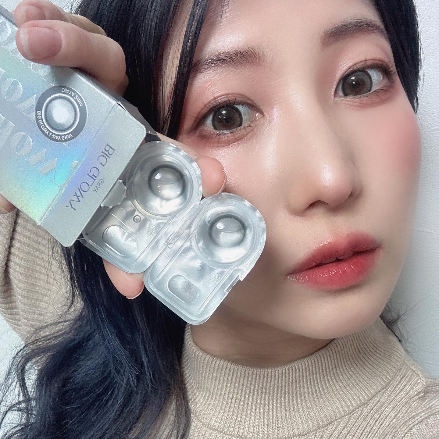 Big Glowy 1day/OLENS/ワンデー（１DAY）カラコンを使ったクチコミ（3枚目）