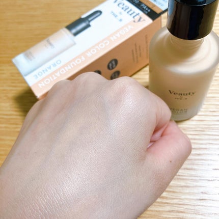 ヴィーガン カラーファンデーション オレンジ/Veauty by THE_B/リキッドファンデーションの画像