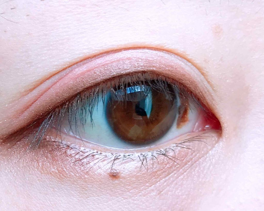 リキッドアイライナー ブラウン/無印良品/リキッドアイライナーを使ったクチコミ（3枚目）