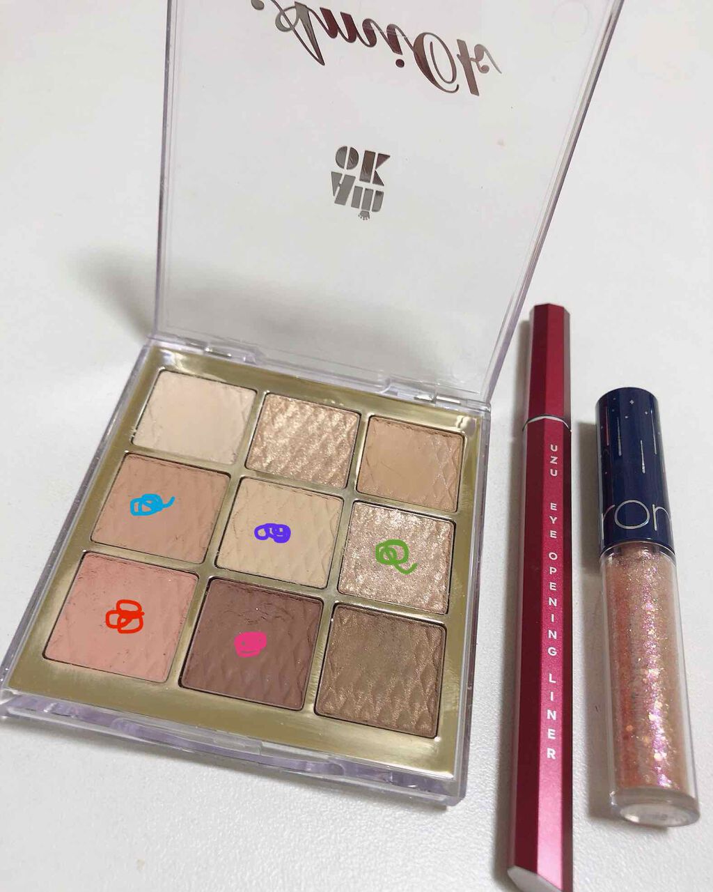 ソフトクレイビームアイシャドウパレット/AMIOK/ジェル・クリームアイシャドウを使ったクチコミ（3枚目）