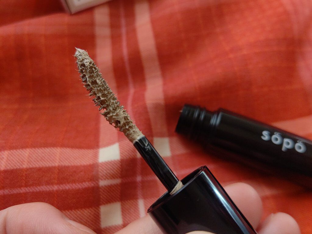 カラーマスカラ/sopo/マスカラを使ったクチコミ（2枚目）