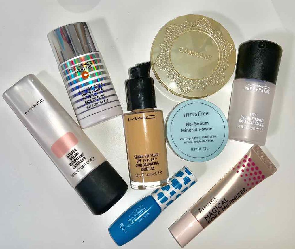 アミ on LIPS 「最近のベースメイク紹介します🌱①ビオレのマッサージ洗顔ジェルで..」(1枚目)