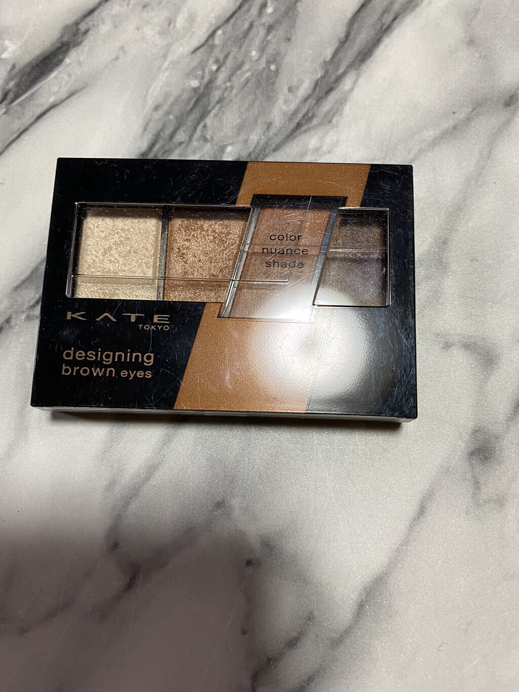 デザイニングブラウンアイズ/KATE/アイシャドウパレットを使ったクチコミ（1枚目）