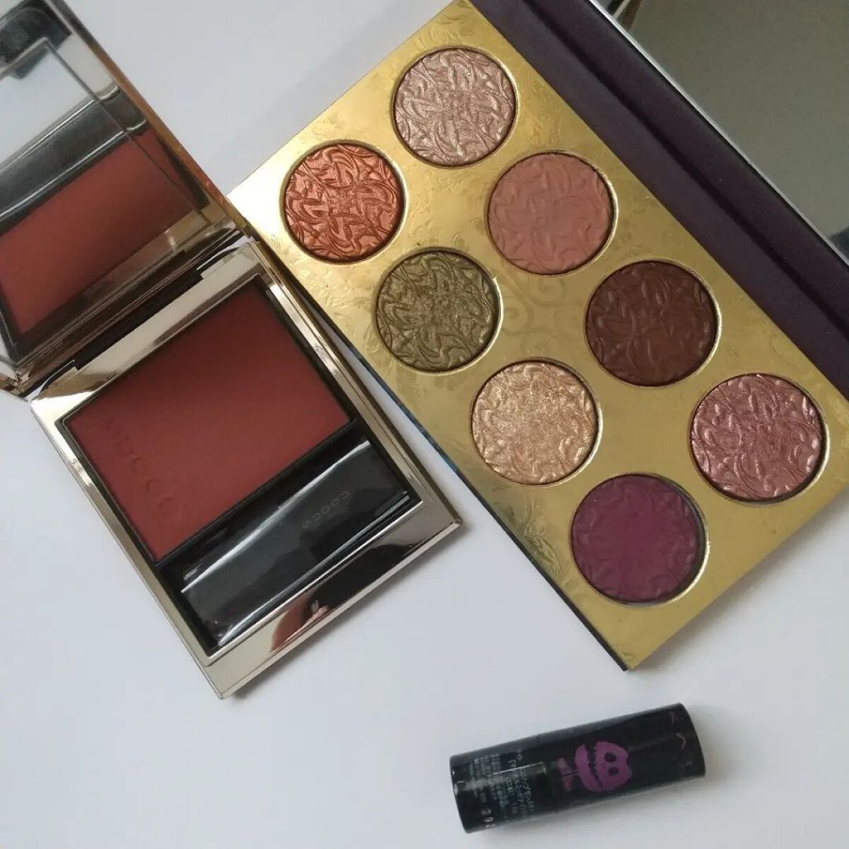 メルティング パウダー ブラッシュ 07 宵漆/SUQQU/パウダーチークを使ったクチコミ（1枚目）